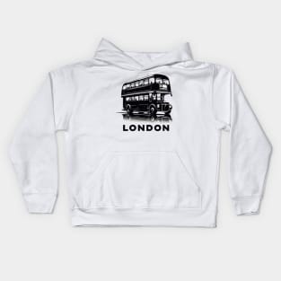 London Bus Kids Hoodie